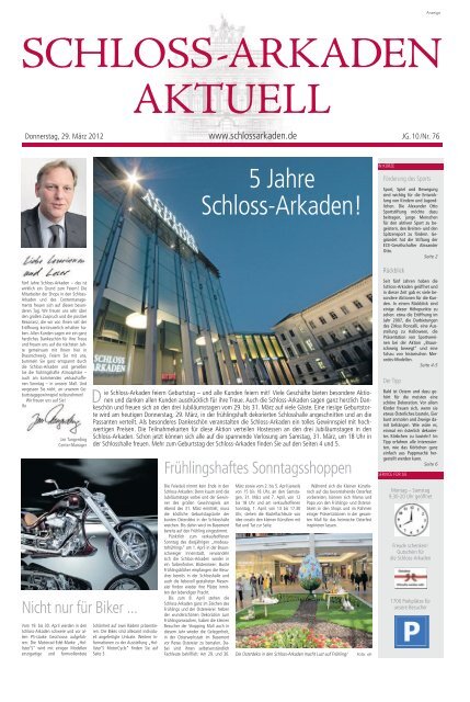 5 Jahre Schloss-Arkaden!