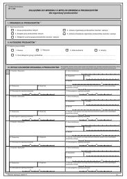 Załącznik do wniosku o wpis do ewidencji producentów dla ...