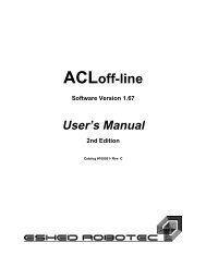 ACLoff-line - Intelitek Downloads