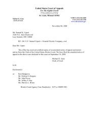 Amended Notice of Appeal 08-3115 - Medical Supply Chain