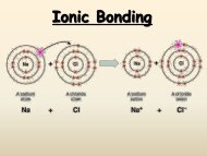 Ionic Bonding