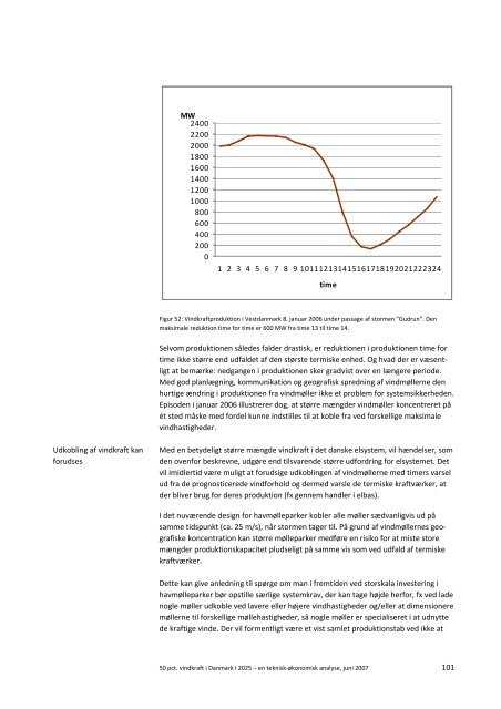 Ea Energianalyse a/s 50 pct. vindkraft i Danmark i 2025 ... - Balmorel