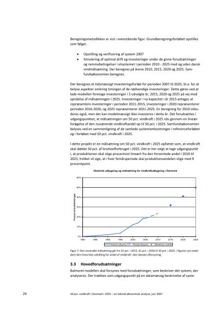 Ea Energianalyse a/s 50 pct. vindkraft i Danmark i 2025 ... - Balmorel