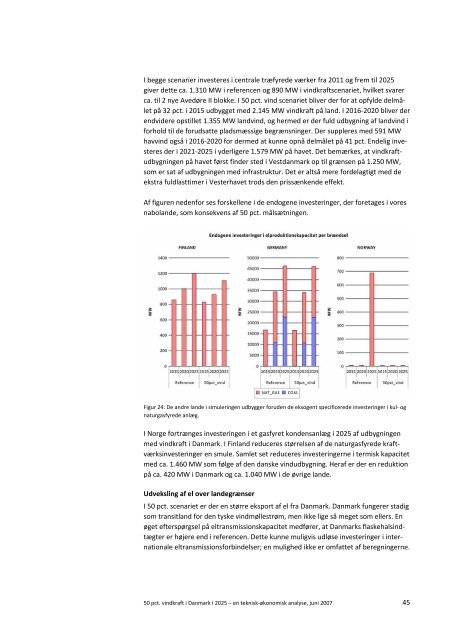 Ea Energianalyse a/s 50 pct. vindkraft i Danmark i 2025 ... - Balmorel