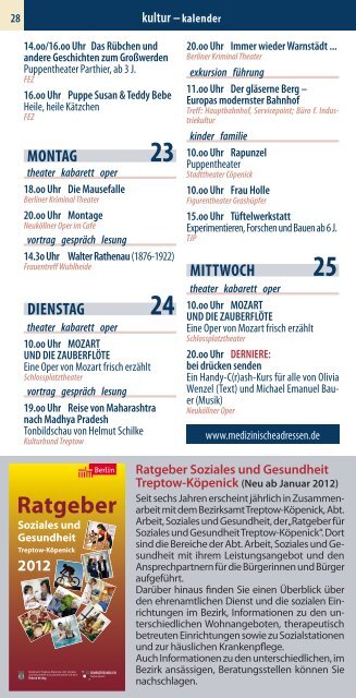 Kulturmagazin Treptow-Köpenick - Schock Verlag