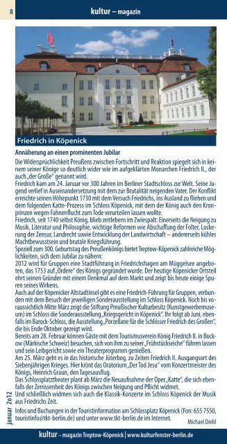 Kulturmagazin Treptow-Köpenick - Schock Verlag