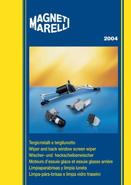 MAGNETI MARELLI 064343021010 MOTORE TERGICRISTALLO posteriore, 12V