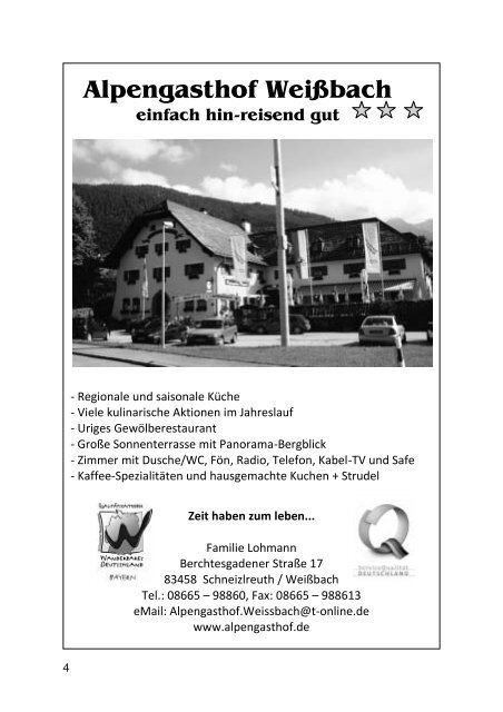 Gasthaus - Schneizlreuth