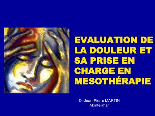 EVALUATION DE LA DOULEUR