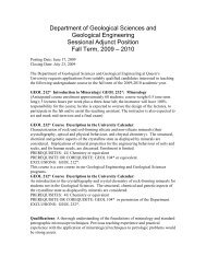 GEOL 212/232: Mineralogy - Department of Geology - Queen's ...