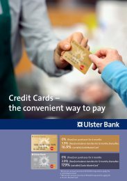 Credit Cards... - Ulster Bank