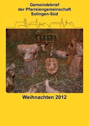 Weihnachten 2012 - St. Suitbertus Solingen Weeg