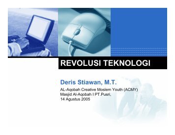 Revolusi Teknologi Informasi - Sharing