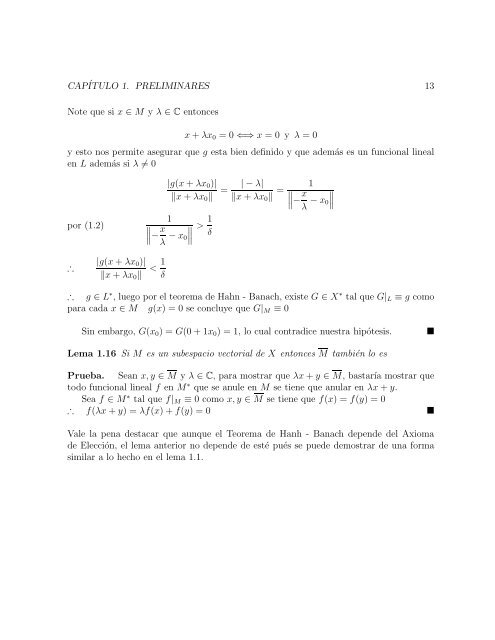 El Teorema de Muntz - Szasz - Universidad de Los Andes