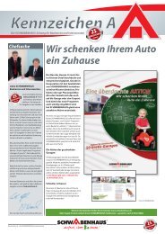 Wir schenken Ihrem Auto ein Zuhause - Schwabenhaus