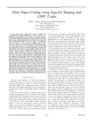 Dirty Paper Coding using Sign-bit Shaping and LDPC Codes