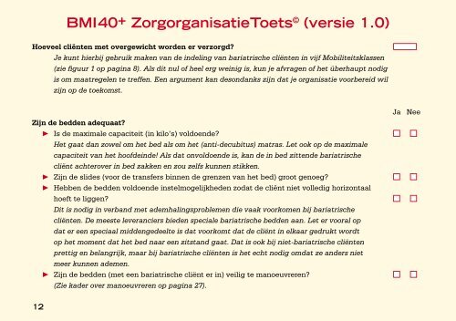 BMI40+ - Arbocatalogus voor Verpleeg-, Verzorgingshuizen en ...