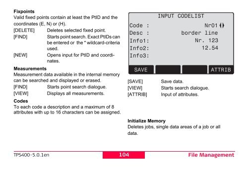 Leica TPS400 Series User Manual