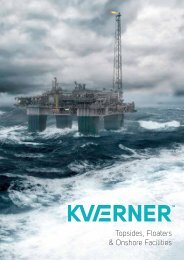 Kvaerner Topsides, Floaters & Onshore Facilities brochure