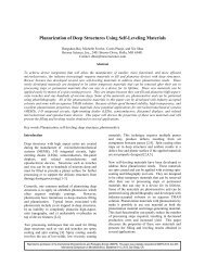 Planarization of deep structures using self-leveling ... - Brewer Science