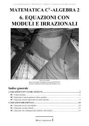 6. EQUAZIONI CON MODULI E IRRAZIONALI - Liceo Statale Ischia