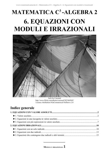 6. EQUAZIONI CON MODULI E IRRAZIONALI - Liceo Statale Ischia