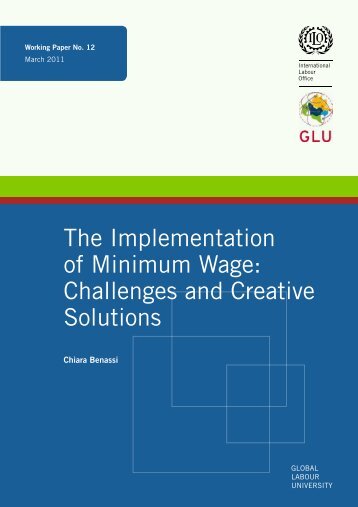 The Implementation of Minimum Wage: Challenges and Creative ...