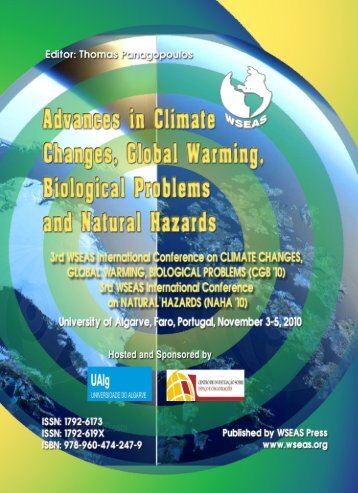ADVANCES in CLIMATE CHANGES, GLOBAL ... - Wseas.us