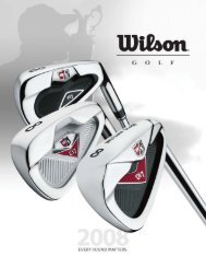 2008 Golf Catalogue - Wilson