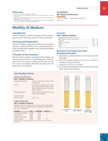 M Motility GI Medium - BVA Scientific