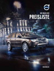 Preisliste Volvo XC90 - Schwabengarage AG