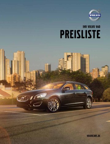 Preisliste Volvo V60.pdf - Schwabengarage AG