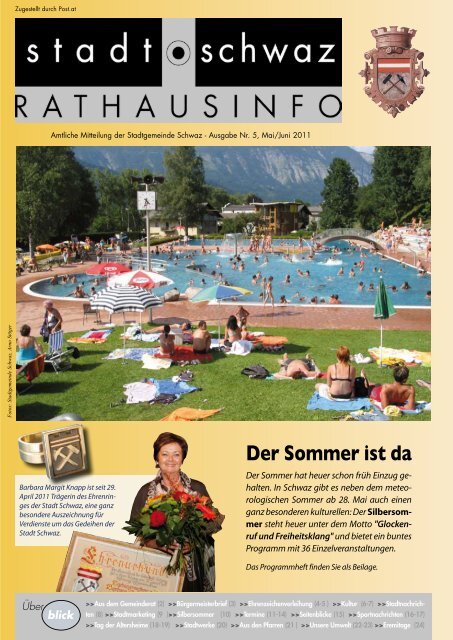 Rathausinfo Nr. 5 2011 - Schwaz