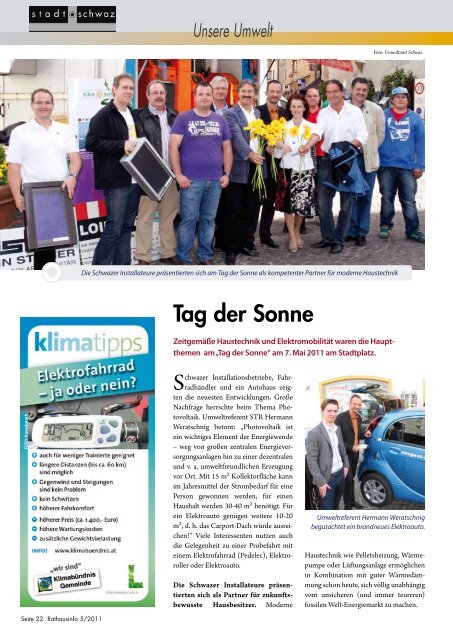 Rathausinfo Nr. 5 2011 - Schwaz