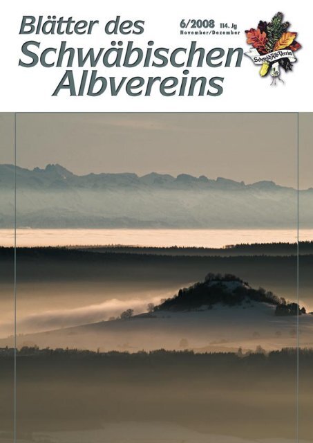 Blätter des Schwäbischen Albvereins Ausgabe 6 ... - Schwaben-Kultur