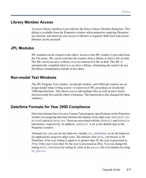 Upgrade Guide - Prolifics