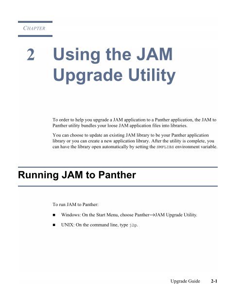 Upgrade Guide - Prolifics