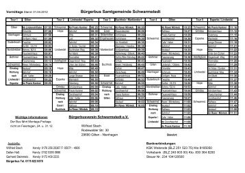 Bürgerbus Samtgemeinde Schwarmstedt