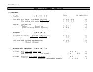 Basic Types of Hebrew Parallelism