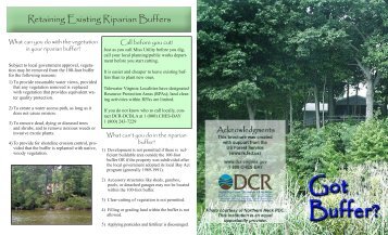 Retaining Existing Riparian Buffers - The Virginia Department of ...