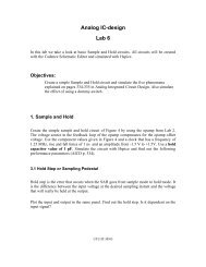 Analog IC-design Lab 6