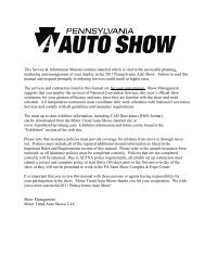 Important Rules & Requirements - Motor Trend Auto Shows