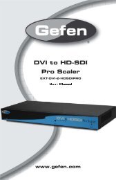 DVI to HD-SDI Pro Scaler - Gefen