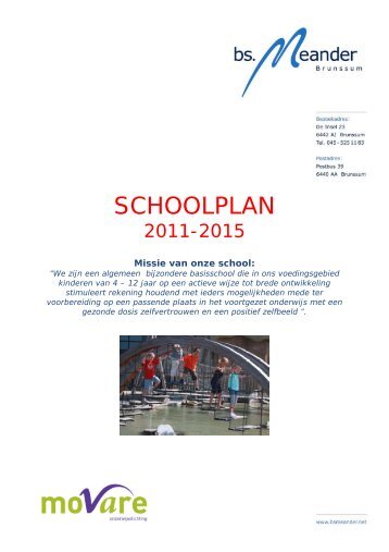 SCHOOLPLAN - Basisschool Meander
