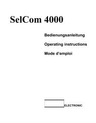 SelCom 4000 - Team Electronic