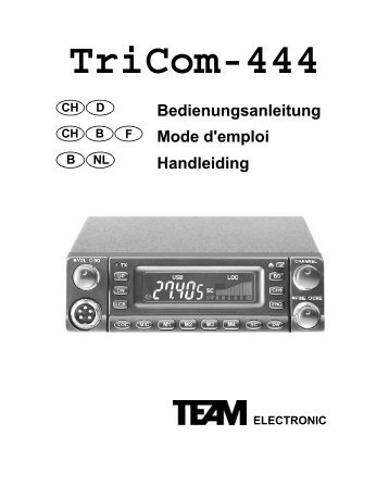 TriCom-444 - Team Electronic