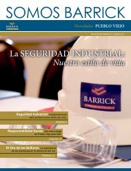 La SEGURIDAD INDUSTRIAL: - Barrick en Pueblo Viejo