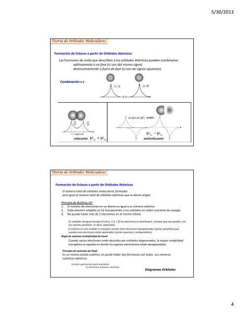 Teoría de Orbitales Moleculares