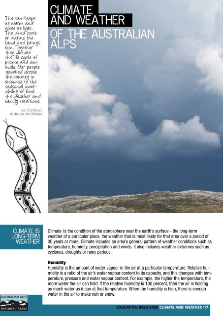 Climate and weather of the Australian Alps