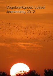 Vogelwerkgroep Losser Jaarverslag 2012